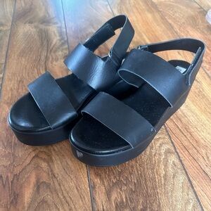 Black Steve Madden sandals!